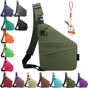 Anti Theft Travel Bag Crossbody, Adjustable Strap Travel Purses Personal Small Item Travel Bag for Women and Men