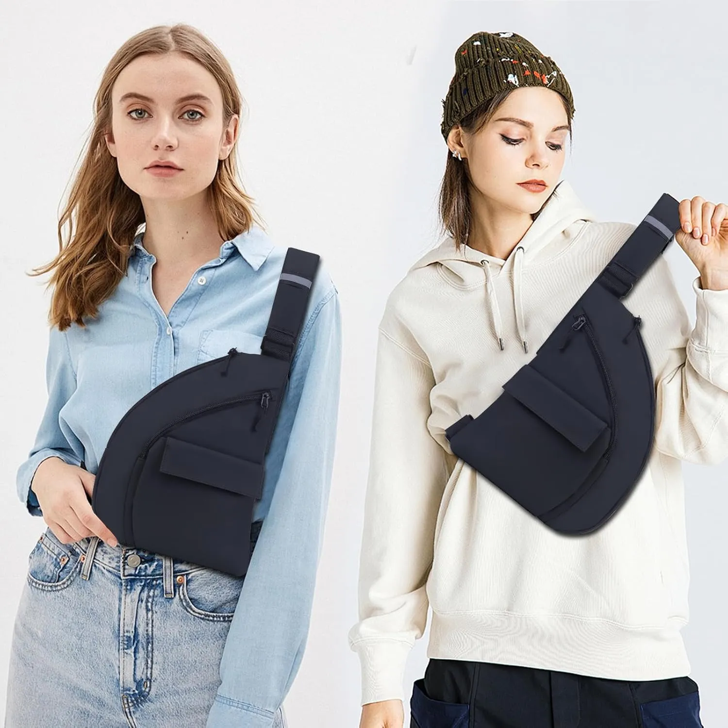 Anti Theft Travel Bag, Crossbody Bags Chest Sling Bag Purses for Women Men