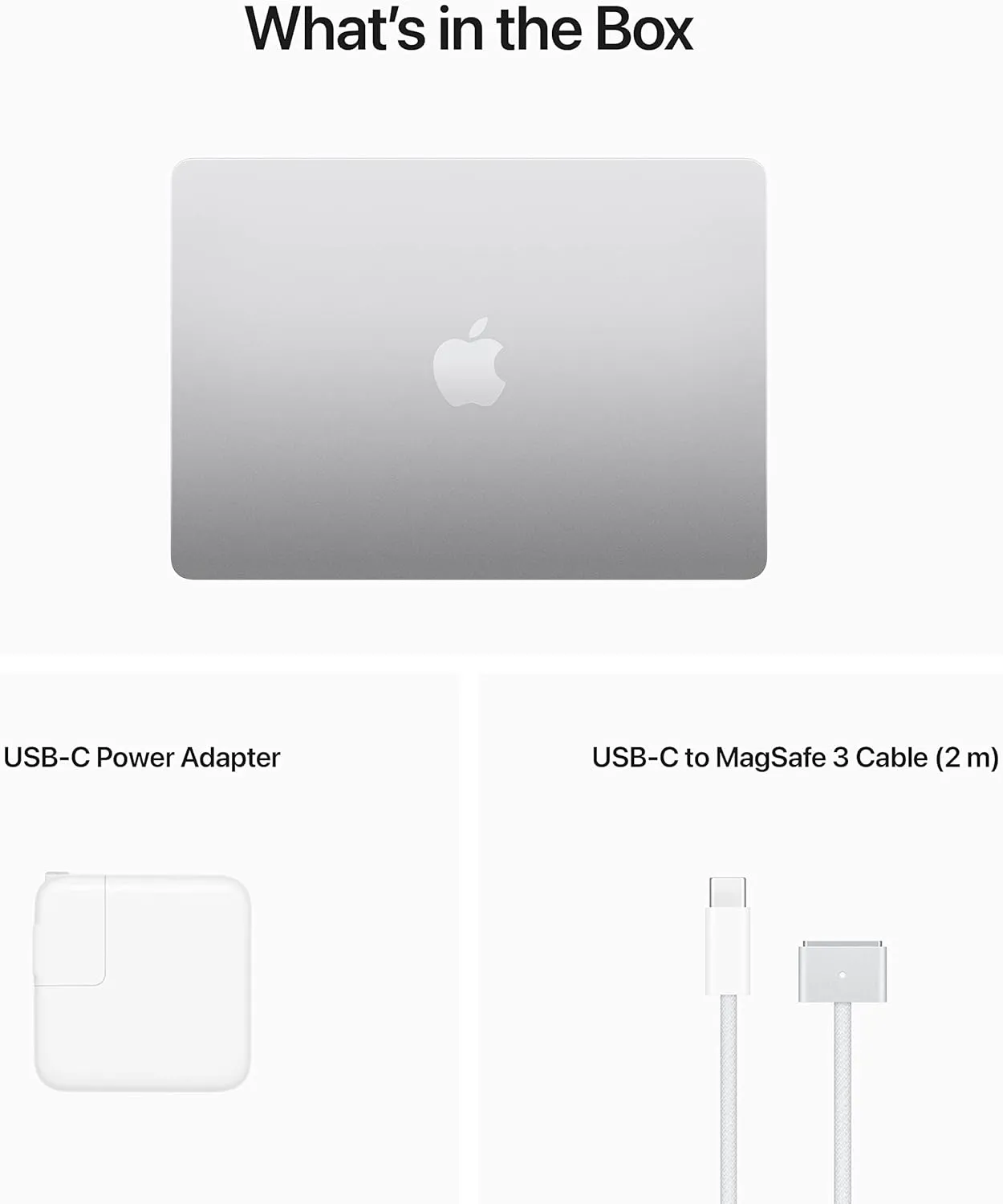 Apple 2022 MacBook Air Laptop with M2 chip: Built for Apple Intelligence, 13.6-inch Liquid Retina Display, 16GB RAM, 256GB SSD Storage; Silver with AppleCare  (3 Years)