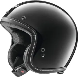 Arai Classic-V Solid '20 Adult Street Motorcycle Helmet - Black/Large