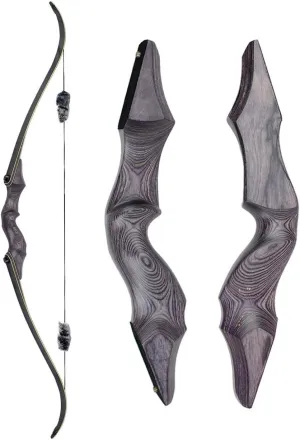 Archery Takedown Recurve Bow 60inch 30lbs,35lbs,40lbs,45lbs,50lbs,55lbs,60bs Traditional Hunting Bows Target Shooting Practice for Right Hand