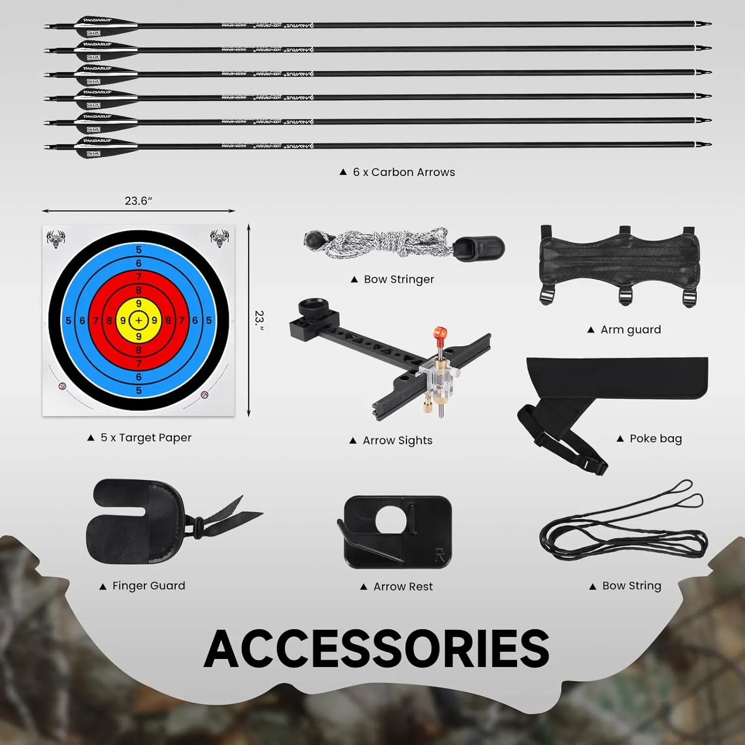 Archery Takedown Recurve Bow 62 inch for Adults,Beginner,Teenagers and Youth-Right & Left Handed,Archery Set Adults for Outdoor Target Hunting Training Practice(20-50lbs)