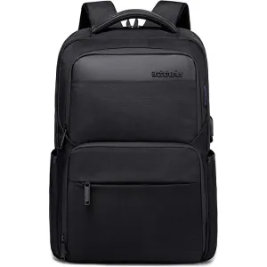 Arctic Hunter Durable Casual Daypack Water Resistant 23 L Computer Bag with Luggage Carry Strap Built in USB port and Anti-Theft pockets for Men and Women, B00113C - Black