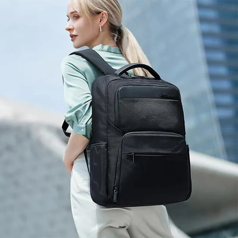 Arctic Hunter Durable Casual Daypack Water Resistant 23 L Computer Bag with Luggage Carry Strap Built in USB port and Anti-Theft pockets for Men and Women, B00113C - Black