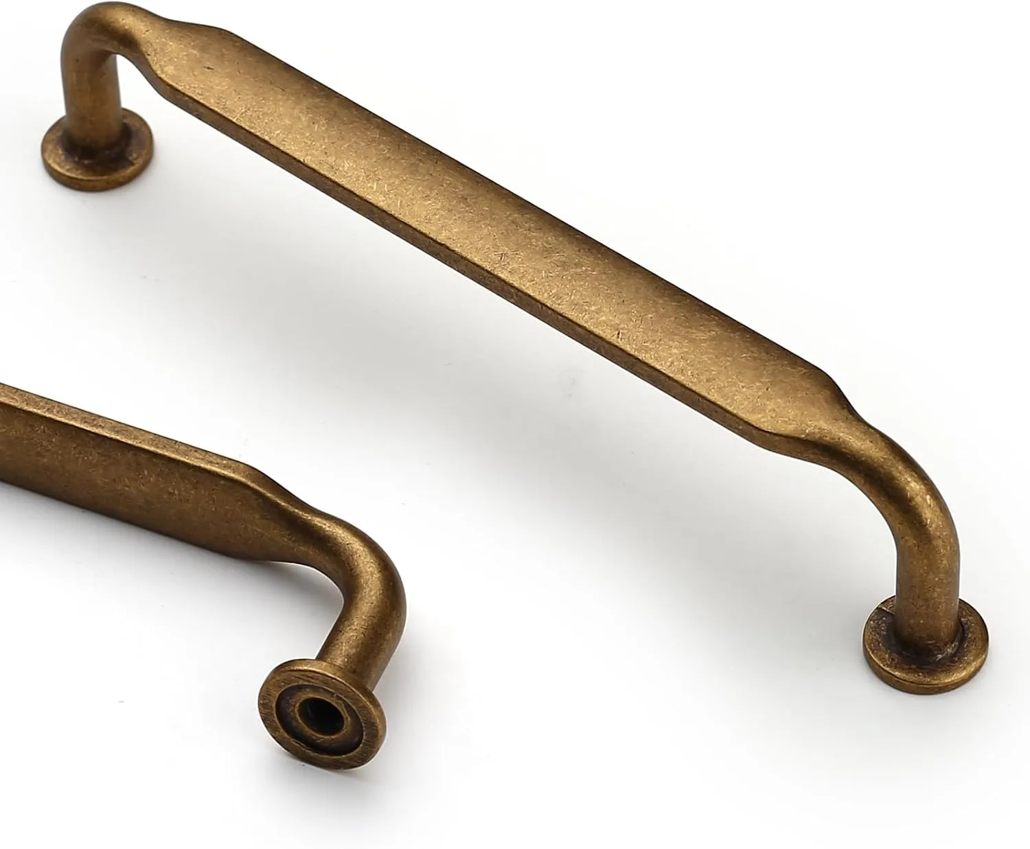 Asidrama 10 Pack 5 Inch(128mm) Antique Brass Kitchen Cabinet Handles, Cabinet Pulls Kitchen Cabinet Hardware for Cupboard Drawer Pulls
