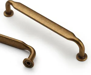 Asidrama 10 Pack 5 Inch(128mm) Antique Brass Kitchen Cabinet Handles, Cabinet Pulls Kitchen Cabinet Hardware for Cupboard Drawer Pulls