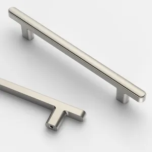 Asidrama 10 Pack 5 Inch(128mm) Brushed Satin Nickel Kitchen Cabinet Handles, Cabinet Pulls Kitchen Cabinet Hardware for Cupboard Drawer Pulls