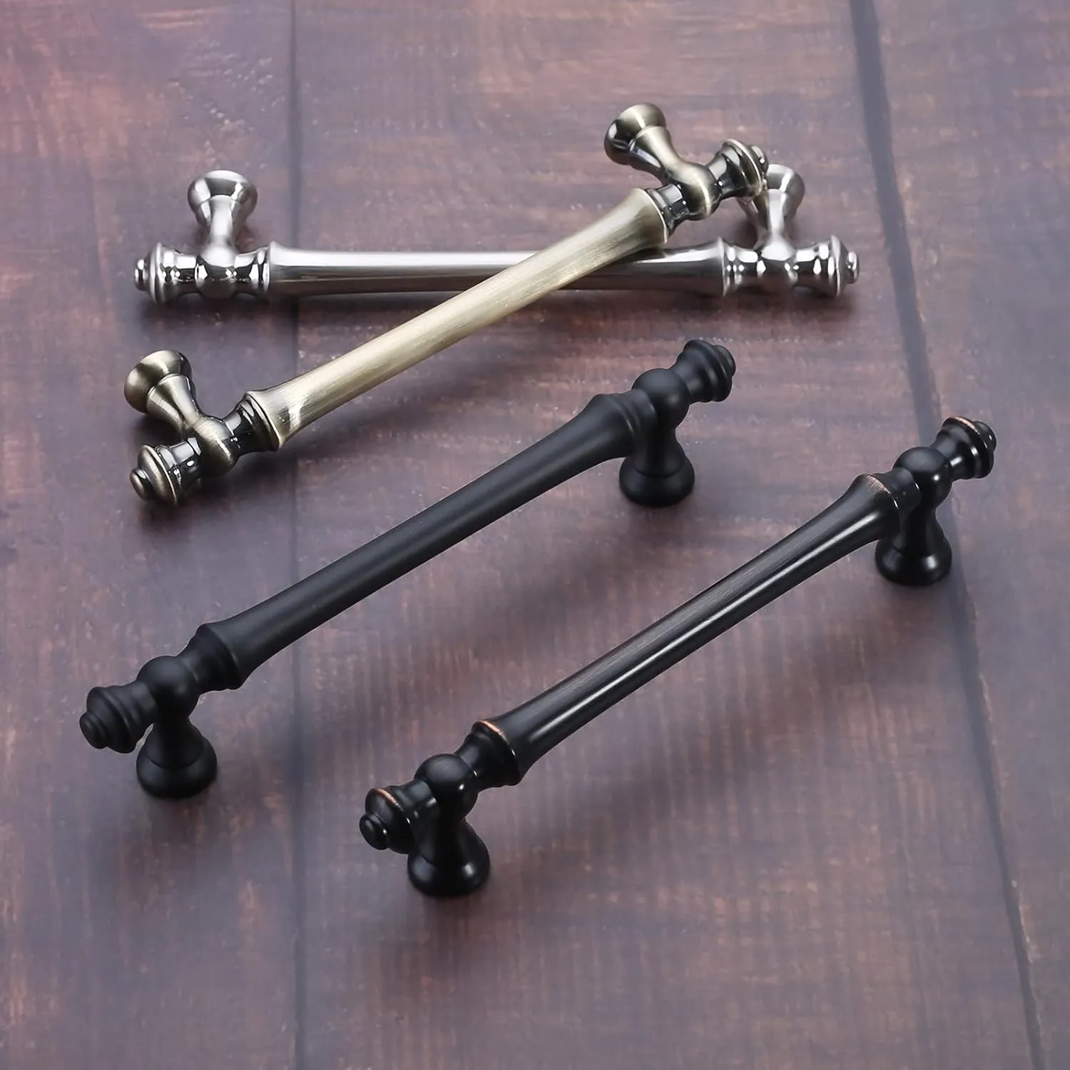 Asidrama 6 Pack 5 Inch(128mm) Oil-Rubbed Bronze Kitchen Cabinet Handles, Cabinet Pulls Kitchen Cabinet Hardware for Cupboard Drawer Handles Dresser Pulls