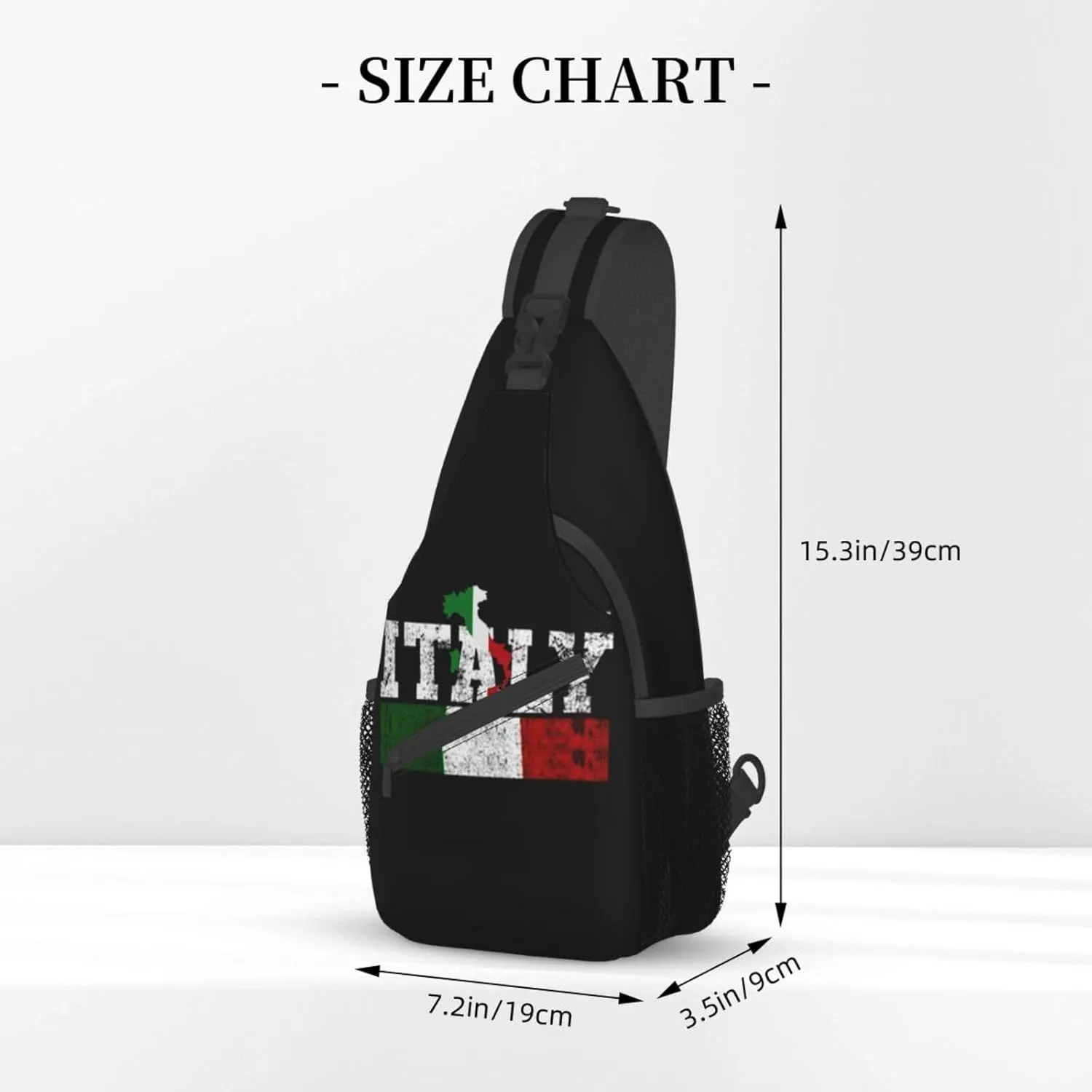 ASYG France Sling Bag France Flag Crossbody Chest Daypack Casual Backpack Shoulder Bag Hiking Bag Franch Bag