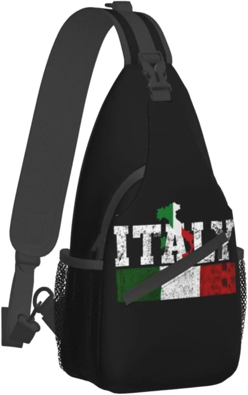 ASYG France Sling Bag France Flag Crossbody Chest Daypack Casual Backpack Shoulder Bag Hiking Bag Franch Bag