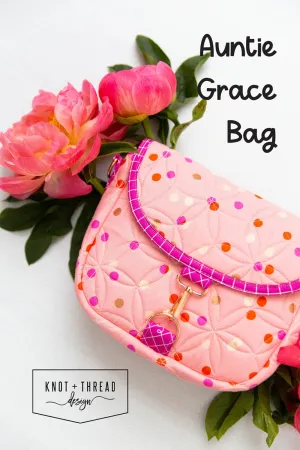 Auntie Grace Bag Pattern by Knot   Thread Design