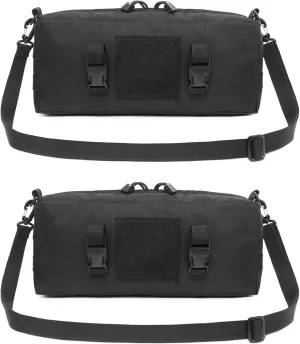 Azarxis Tactical Mini Belt Pouches, Multi-Purpose Small Battery Case Compact Utility EDC Card Slot Holder Waist Bags Military Molle Pack Sundries Storage Pack