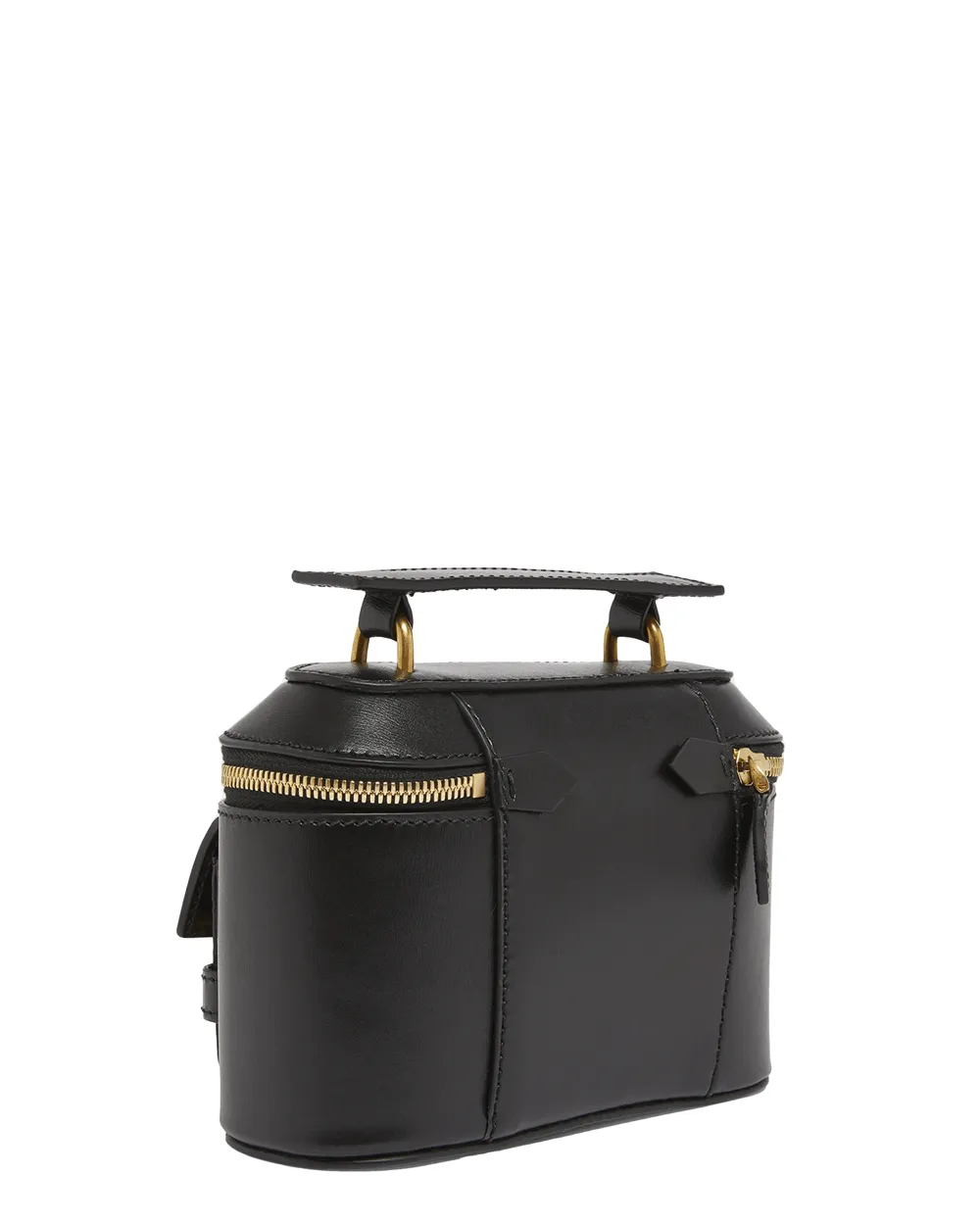 B-Buzz Zip Vanity Top Handle Bag in Noirc