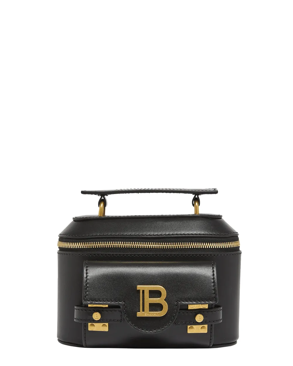 B-Buzz Zip Vanity Top Handle Bag in Noirc