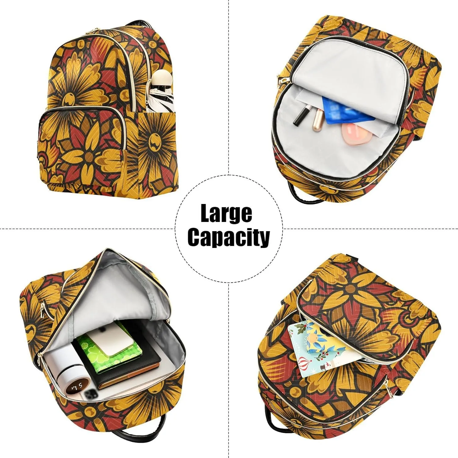 Backpack for Women Light Weight Small Backpack Purses Daily Backpack for Travel Lightweight Daypack for Work Daily Party（Small Pattren 5）