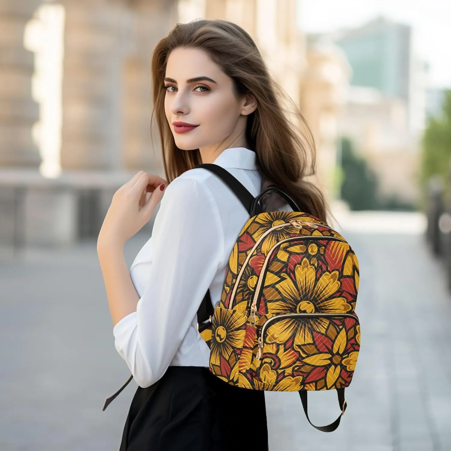 Backpack for Women Light Weight Small Backpack Purses Daily Backpack for Travel Lightweight Daypack for Work Daily Party（Small Pattren 5）