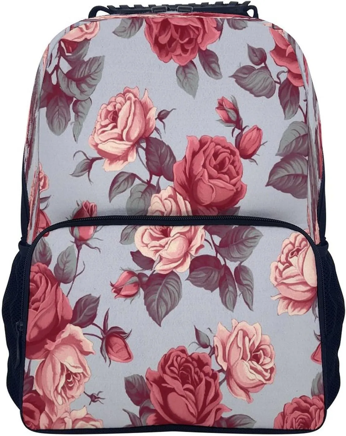 Backpacks Red Roses Floral Travel Bag Business Work Laptop Backpack