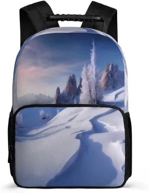 Backpacks Snow Landscape Travel Bag Business Work Laptop Backpack