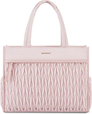 BAGSMART Tote Bag for Women, Large Shoulder HandBags with Zipper, Black Purses and Top Handles for Travel, Work