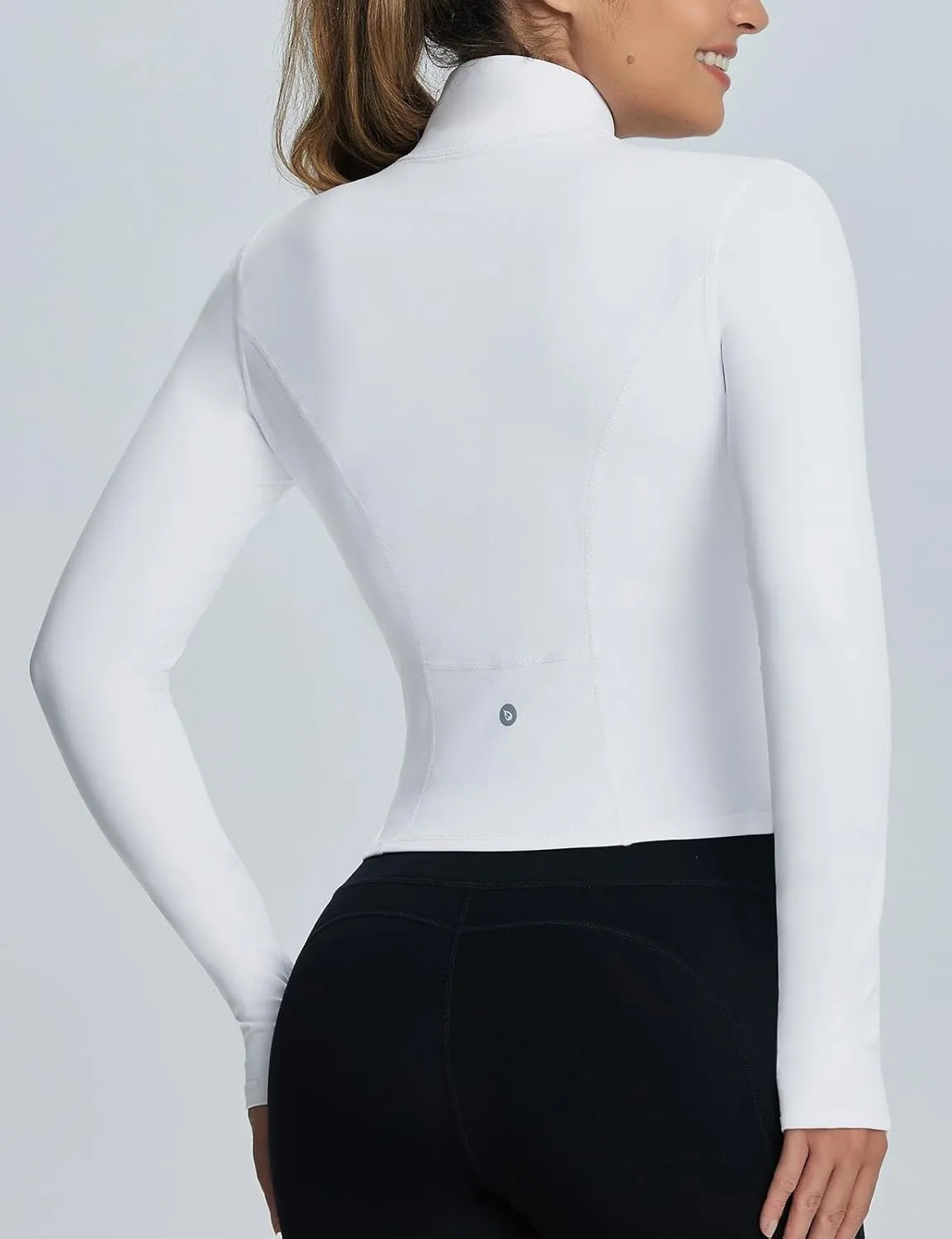 baleaf Women's Fleece Jacket for Running Zip Up Jackets Cold Weather Gear Workout Bbl Tights Yoga