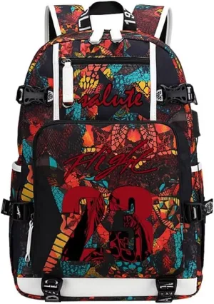 Basketball Legend Never Ends Multifunction Backpack Travel Laptop Daypack Fans Bag For Men Women (Style 7)