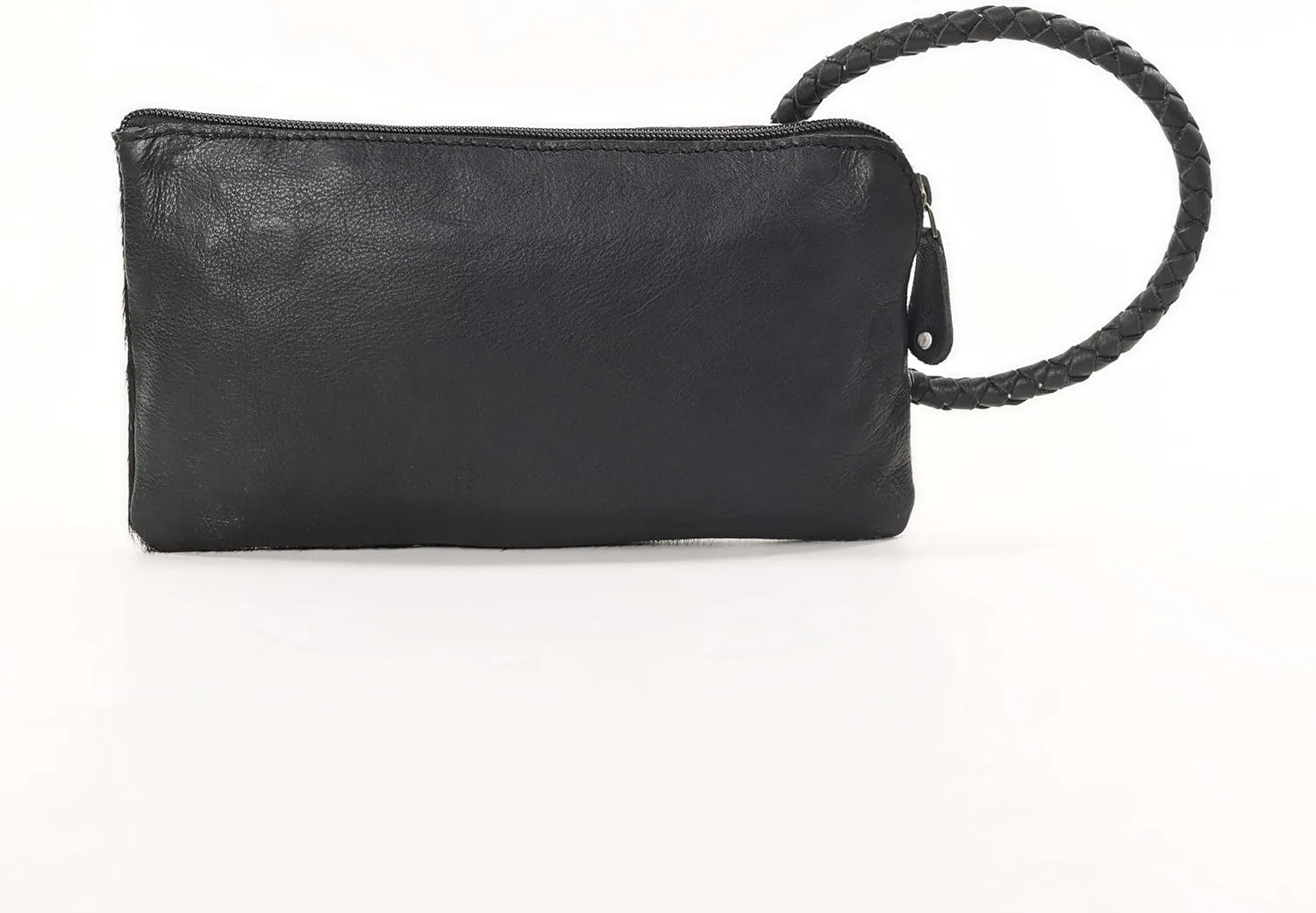 Beauty Clutch - Elegant Handcrafted Cowhide Hairon and Leather Clutch with Comfortable Handles