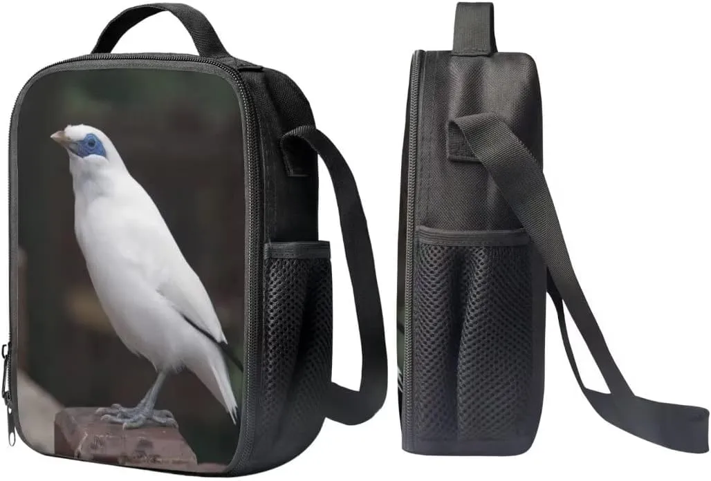 Beauty Collector Bali Myna Backpack Set for Girls Kids, Animal School Bag Lunch Bag and Pencil Case for Boys