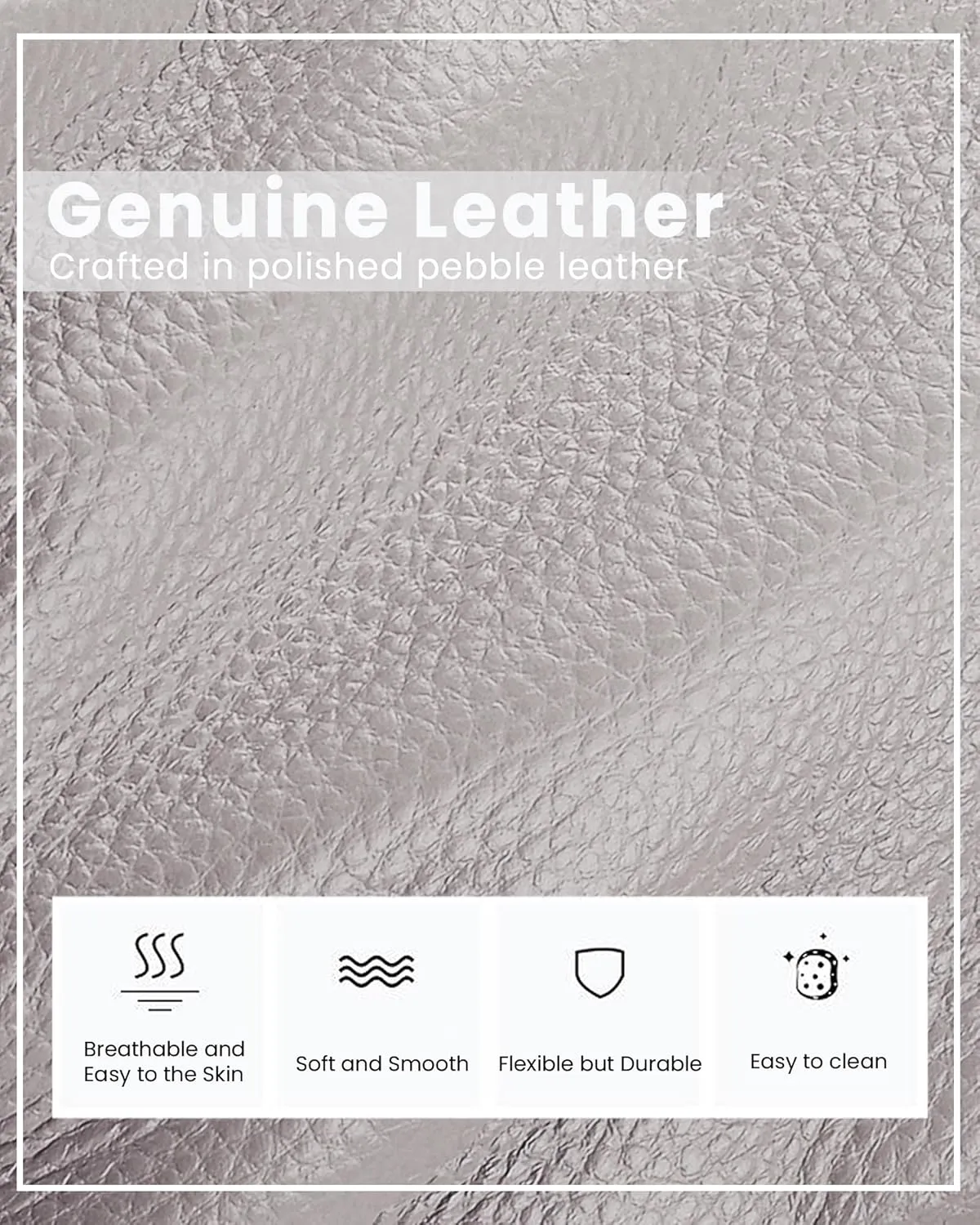 befen Small Genuine Leather Crossbody Bag for Women Trendy Crossbody Purses with RFID Blocking Card Slots