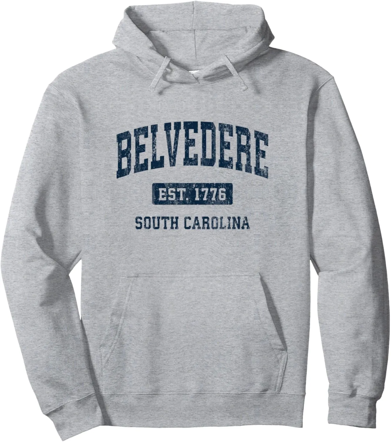 Belvedere South Carolina SC Vintage Athletic Sports Design Pullover Hoodie