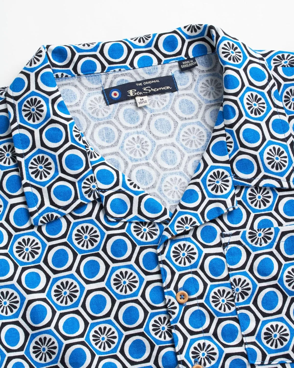 Ben Sherman Boys' Linen Shirt - Casual Short Sleeve Button Down Collared Shirt (Size: 8-18)