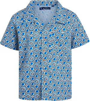 Ben Sherman Boys' Linen Shirt - Casual Short Sleeve Button Down Collared Shirt (Size: 8-18)