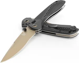 Benchmade Seven Ten EDC, Black Aluminum Handles and Recurve Blade