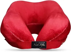 Best Supportive Chiropractor Recommended Neck Pillow, Pain Relief, Memory Foam, Lumbar Support Pillow, Burgundy