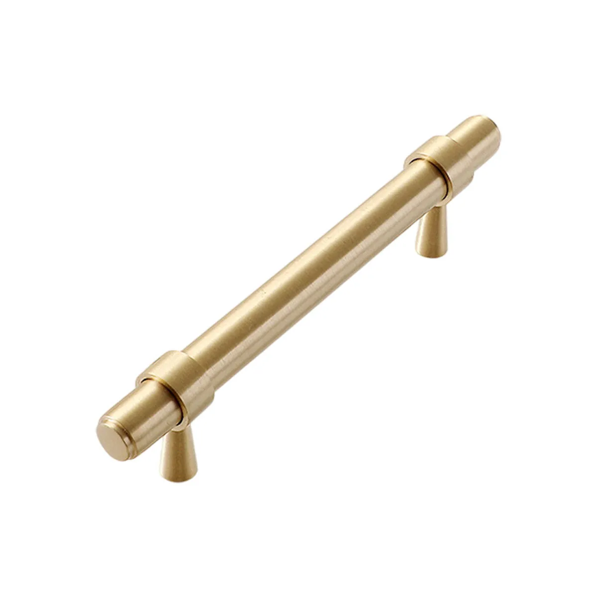 Black and Brass Copper Cabinet Handles | Modern Drawer Pulls Copper