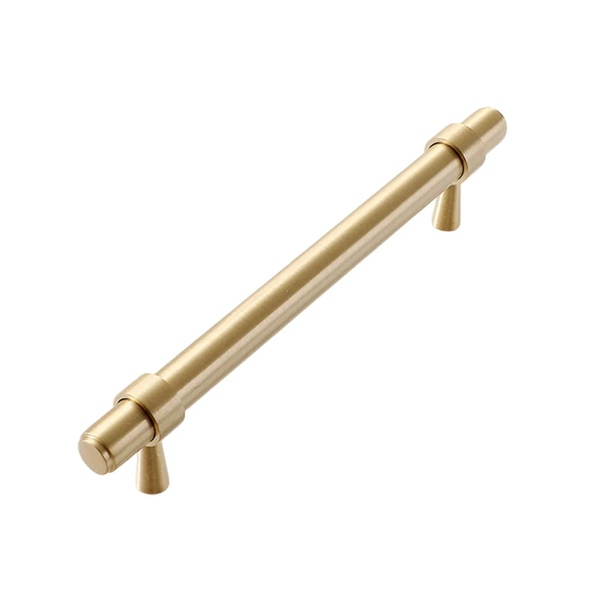 Black and Brass Copper Cabinet Handles | Modern Drawer Pulls Copper