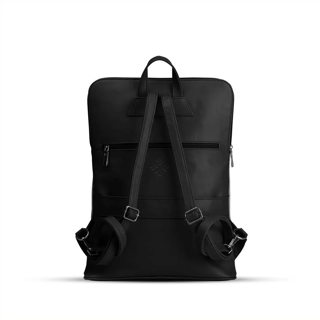 Black Orbit Laptop Backpack little flowers