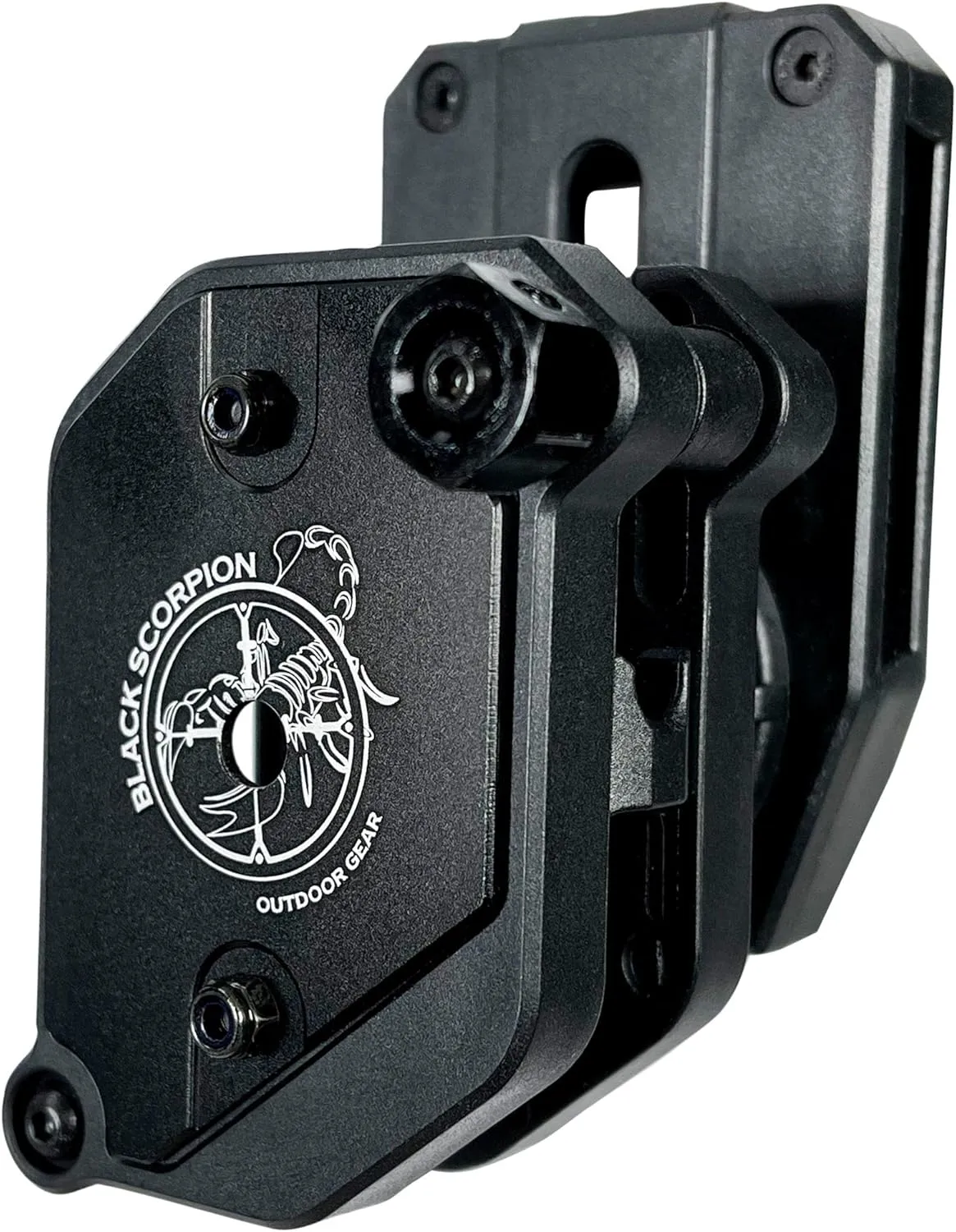 Black Scorpion Gear Competition Rig | 1 Heavy Duty Belt, 1 OWB Kydex Pro Holster | 4 Single/Double Stack Ambidextrous Magazine Pouches IPSC, USPSA, 3-Gun Approved