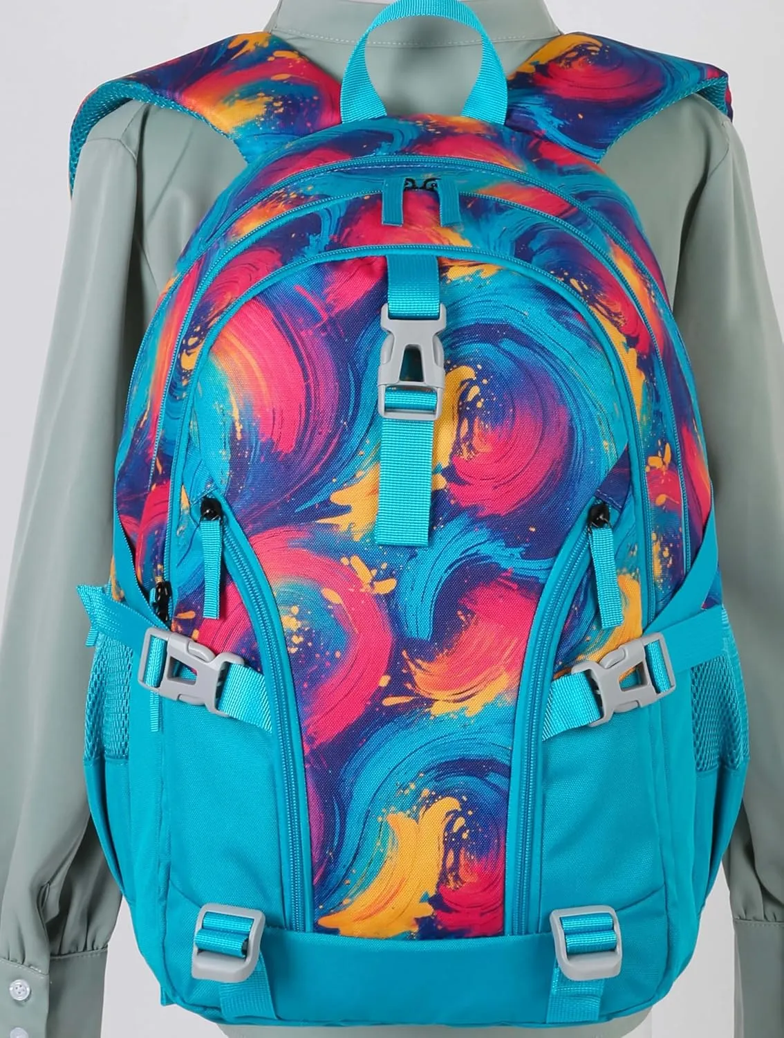BLUEFAIRY School Backpack for Middle High School for Teens Girls Bookbag XL Teenagers Back to School Book Bag Large Compartment Mochilas para Niñas Adolescentes 18" Teal