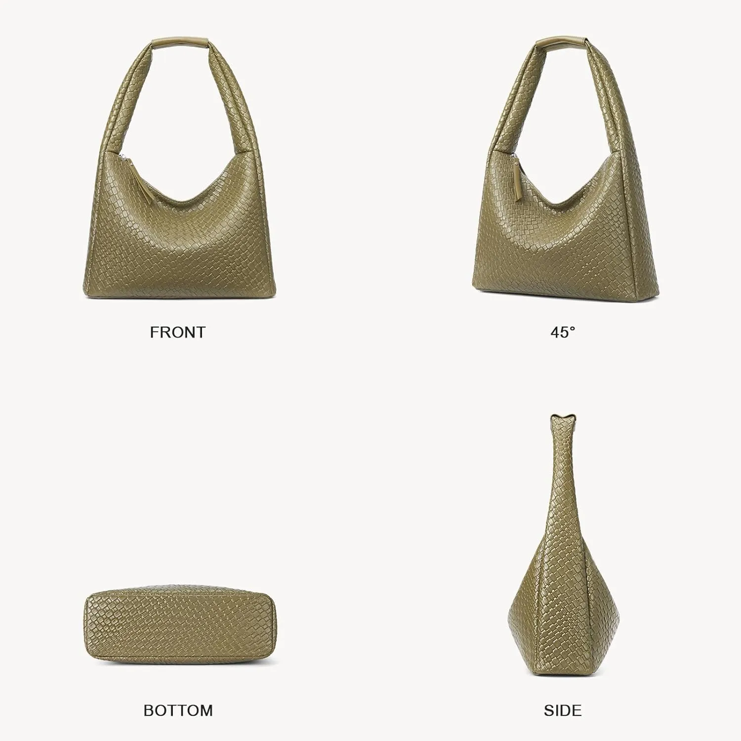 BOSTANTEN Shoulder Bag for Women Trendy Summer Hobo Handbag Purse Top-handlde Tote Bag