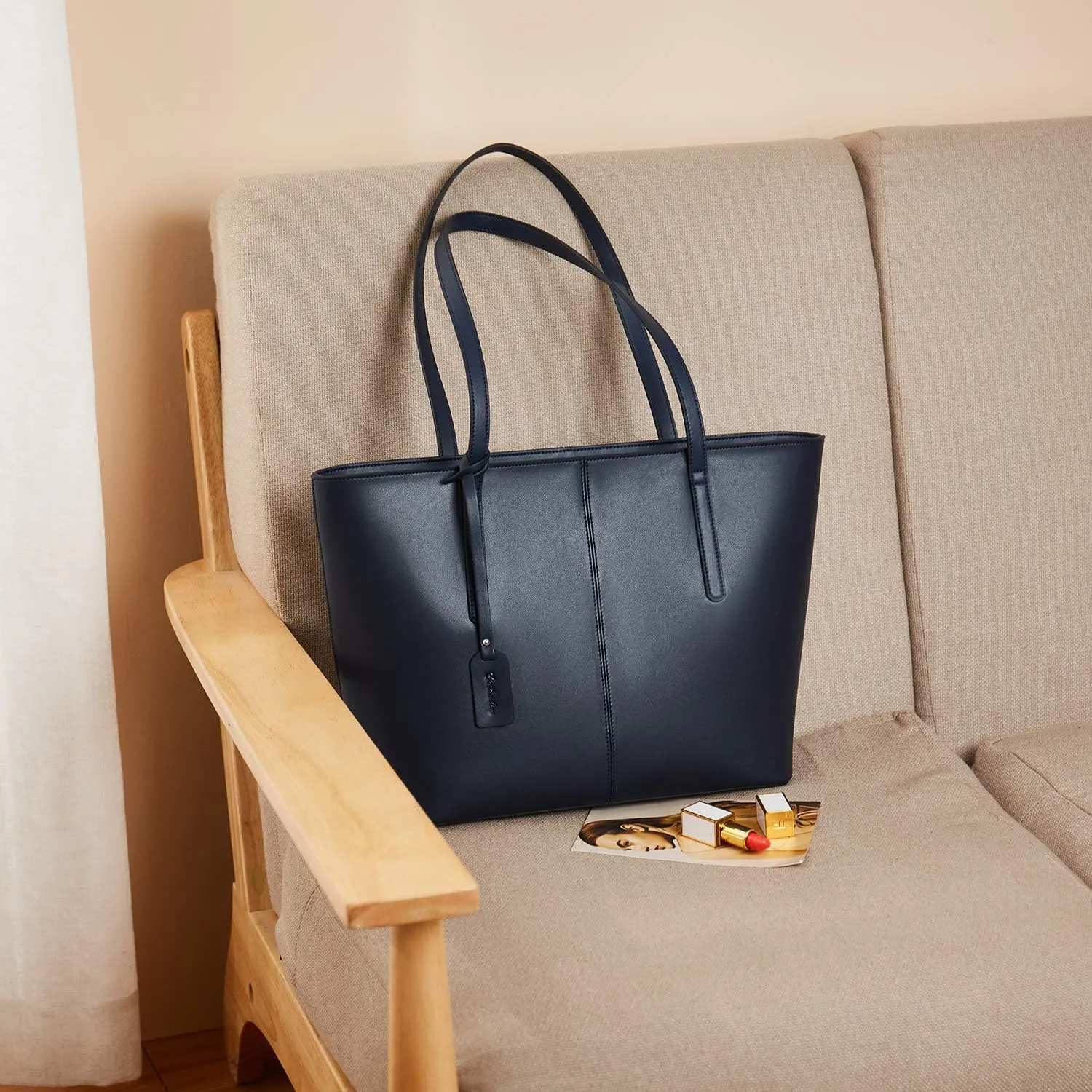 BOSTANTEN Women Handbag Genuine Leather Tote Shoulder Purses
