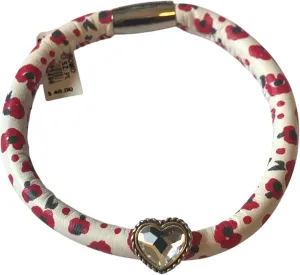 Brighton poppies woodstock with corina heart corina bead