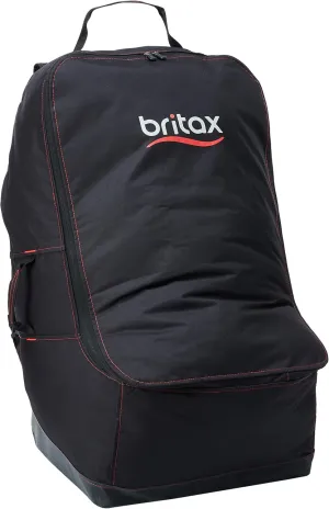 Britax Car Seat Travel Bag with Padded Backpack Straps | Water Resistant   Built-in Wheels   Multiple Carry Handles