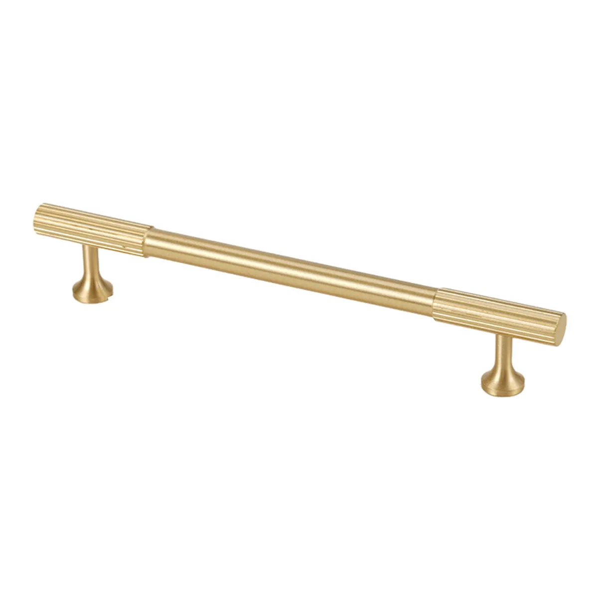 Brushed Brass Cabinet Door Handles Drawer Handles