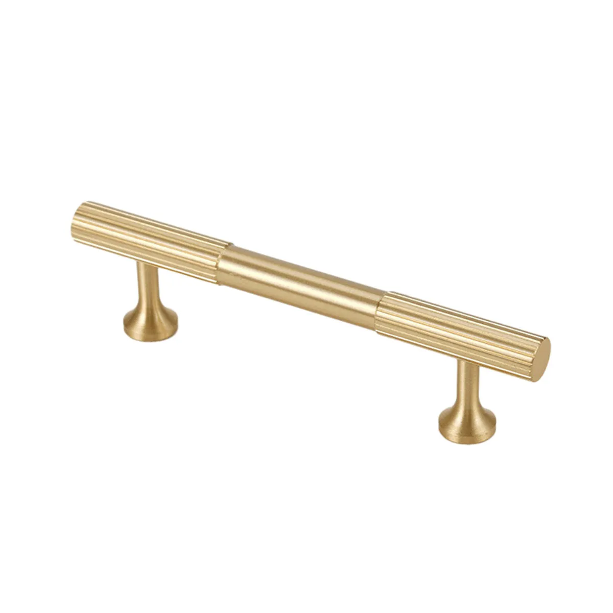 Brushed Brass Cabinet Door Handles Drawer Handles