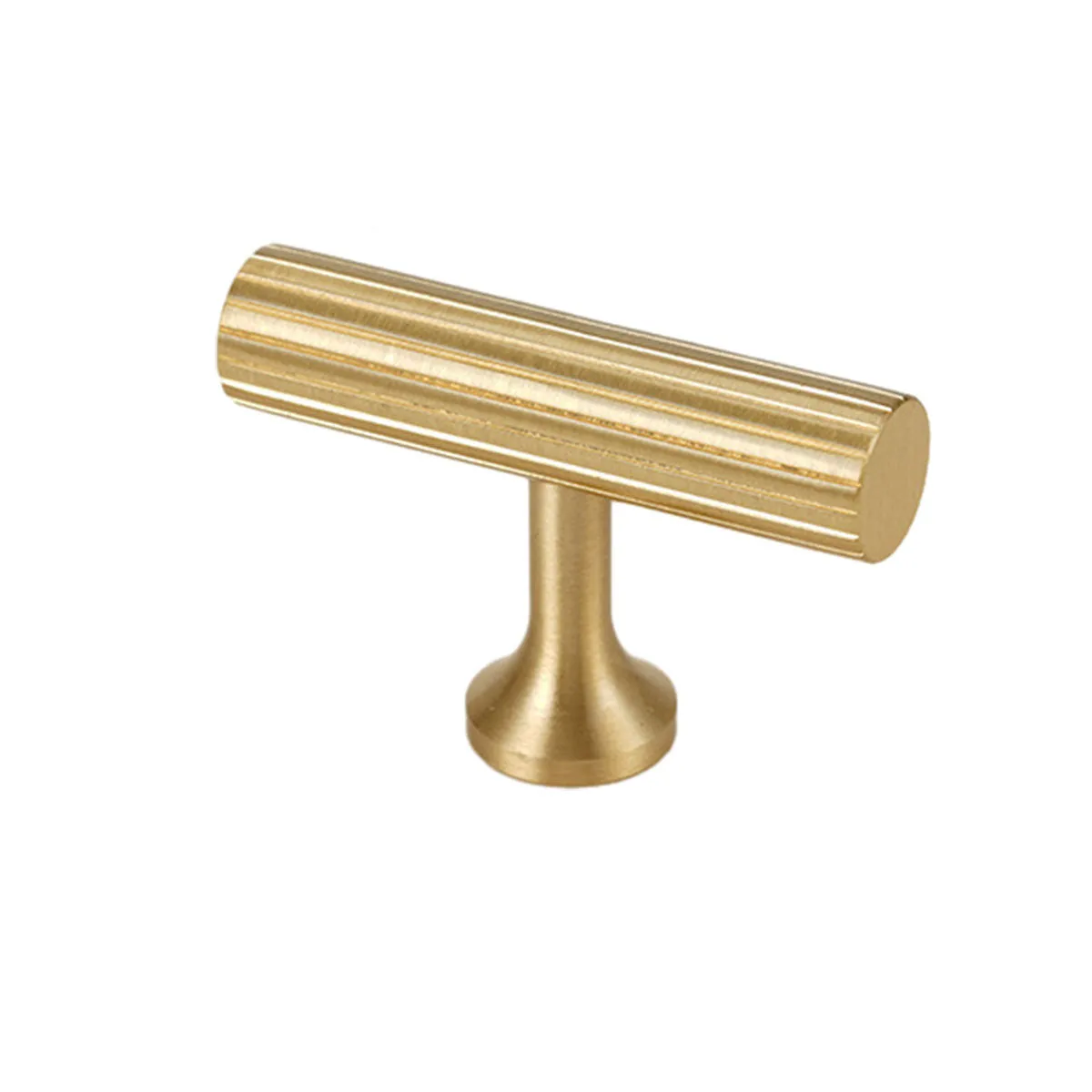 Brushed Brass Cabinet Door Handles Drawer Handles