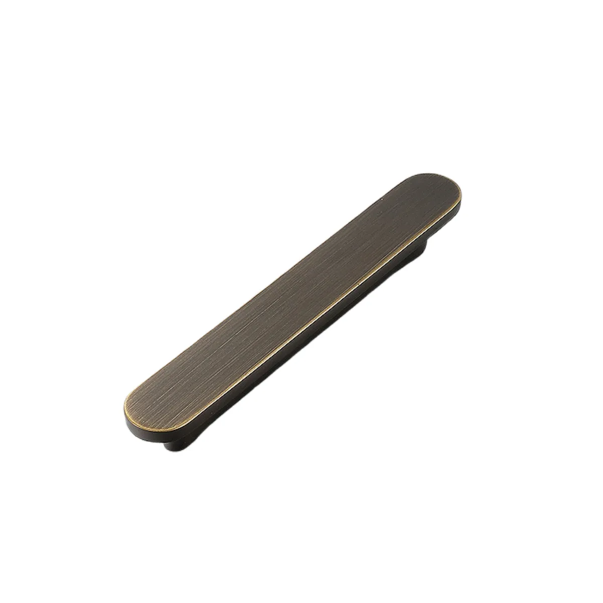 Brushed Brass Cabinet Handles | Slim Modern Drawer Pulls