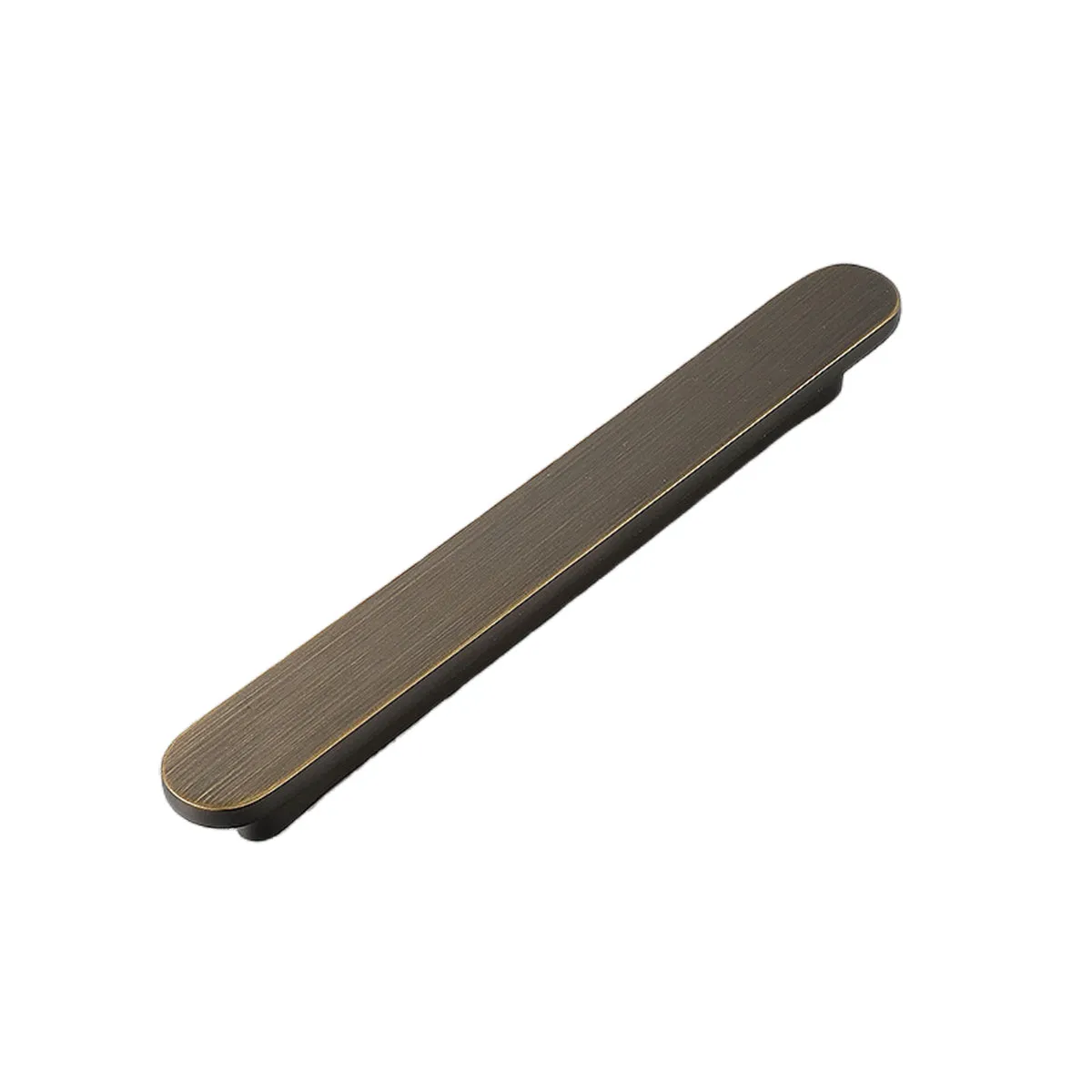 Brushed Brass Cabinet Handles | Slim Modern Drawer Pulls
