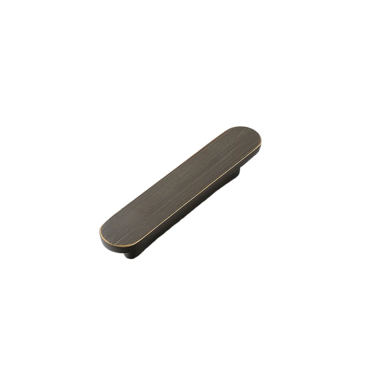 Brushed Brass Cabinet Handles | Slim Modern Drawer Pulls