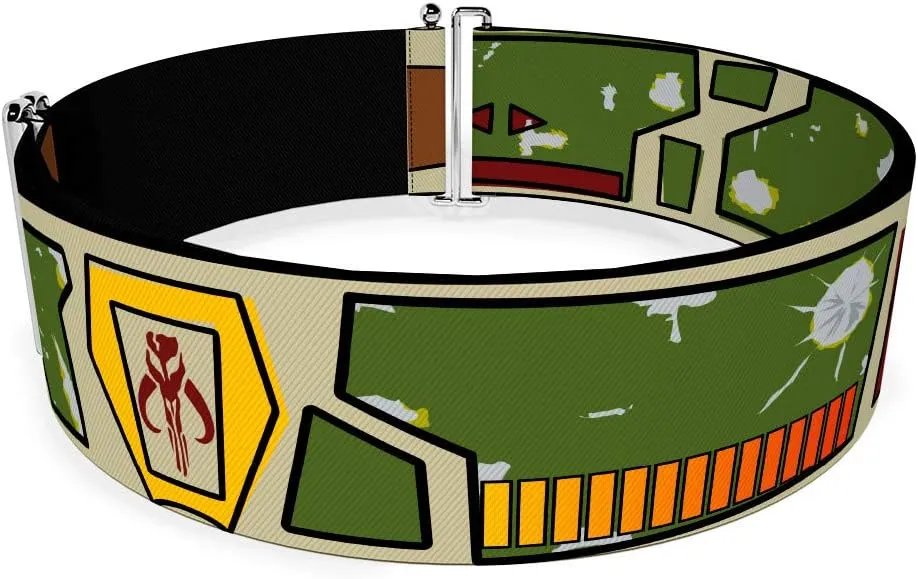 Buckle-Down Belt Women's Cinch Star Wars Boba Fett Utility Belt Bounding Available In Adjustable Sizes