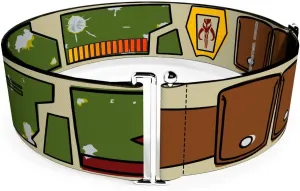 Buckle-Down Belt Women's Cinch Star Wars Boba Fett Utility Belt Bounding Available In Adjustable Sizes